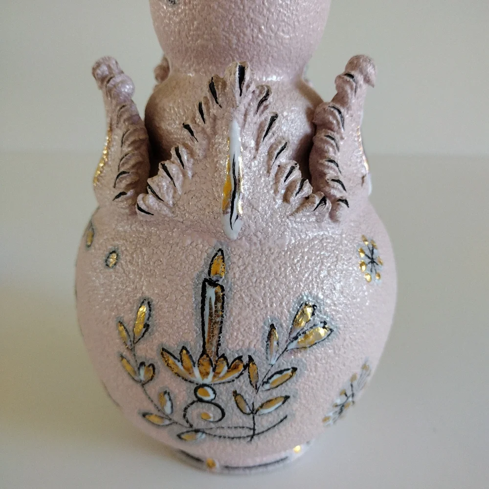MCM Ardalt Boboli Italian Pottery Pink Vase